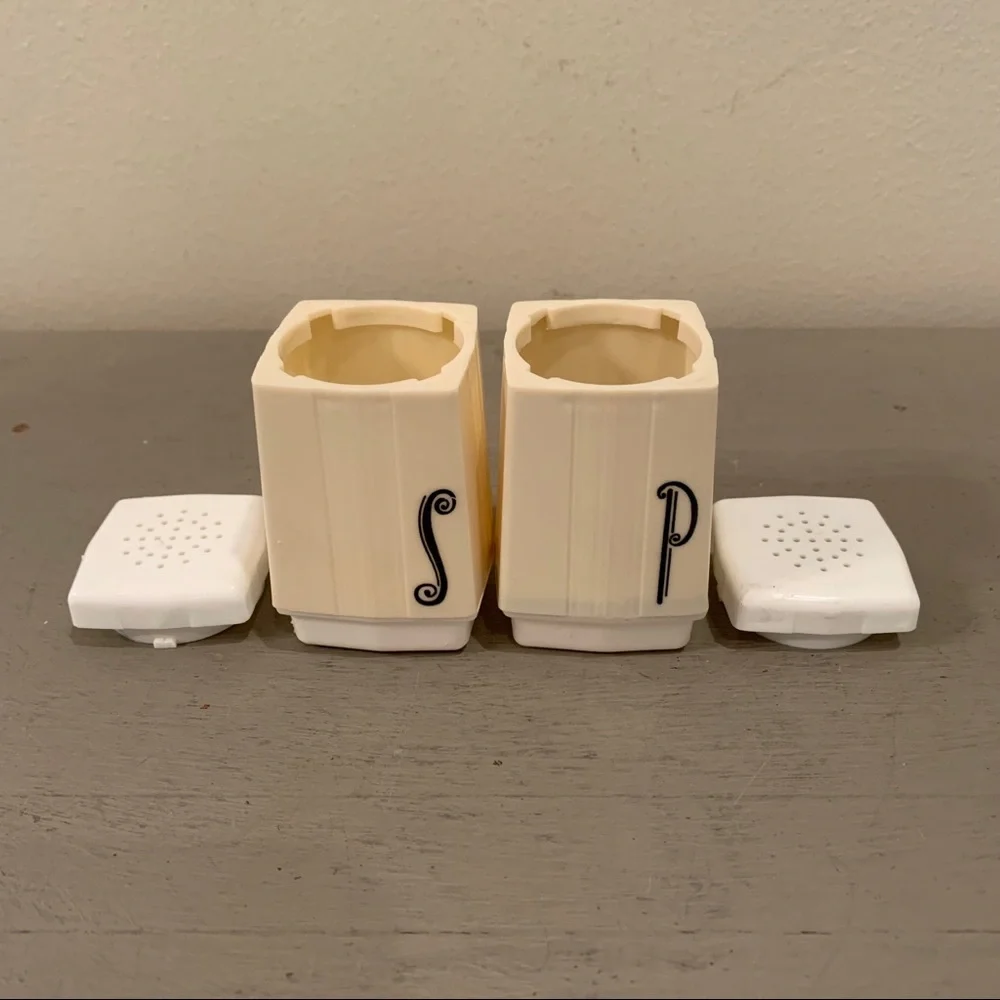 Vintage Mid-Century Salt And Pepper Shakers.